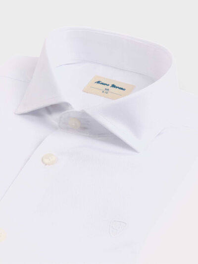 CAMISA DIAGONAL KIDS BLANCO